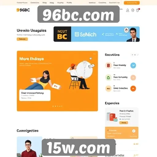Novidades no design de interface do site 96bc.com